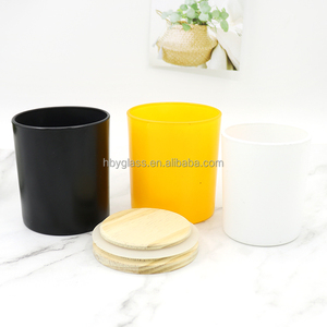 Pot à bougie vide en verre dépoli mat, rechargeable, pour l'aromathérapie, la décoration intérieure et les centres de table de mariage - Product Image 6