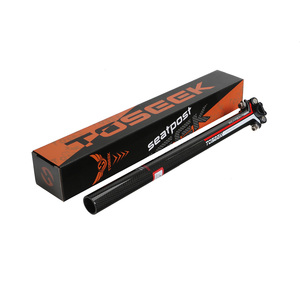 Quehan carbono bici sillín <span class=keywords><strong>MTB</strong></span>/camino bicicleta partes 27,2, 30,8, 31,6mm * 350/400mm de aluminio la cabeza de rojo azul verde amarillo brillo - Product Image 5