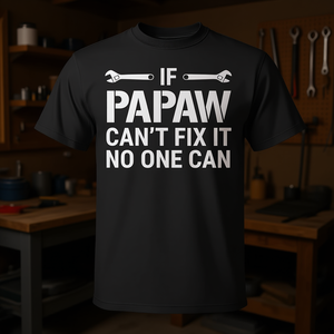 Camiseta con la frase "Si Papá no lo puede arreglar, nadie puede", regalo para abuelo, camiseta de fontanero - Product Image 1