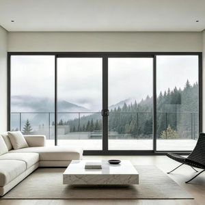 TM-100 Australian Thermal Break Sliding <b>Door</b> with Flyscreen Aluminum Subframe Safety Entry Aluminum Glass <b>Door</b> for Home - Product Image 1
