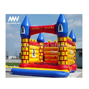 Maison rebondissante à <span class=keywords><strong>vendre</strong></span> château gonflable avec toboggan maison gonflable combinée - Product Image 1
