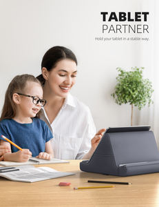 <span class=keywords><strong>Support</strong></span> universel pour tablette Lamicall PL02, coussin de lit souple avec poche latérale, <span class=keywords><strong>support</strong></span> pour liseuse électronique et téléphone - Product Image 4