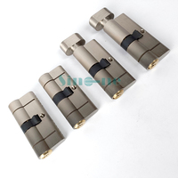 Cilindro de Doble Perfil Europeo de 6 Pines con Perilla Redonda, Disponible para Llave Vertical y Llave Plana