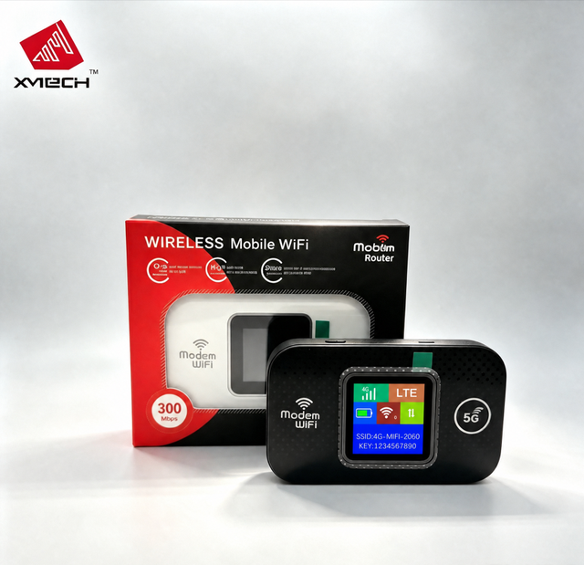 Portable 4G Mifi Router Hotspot New Car WiFi 300 Mbps Max LAN Data for Outdoor Use Plug Sim Card