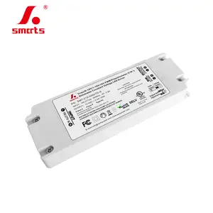 Fuente de alimentación LED IP20 de voltaje constante con controlador led regulable TRIAC y 0-10V listado UL