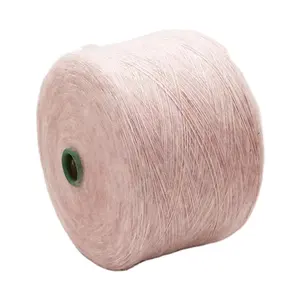 5.8NM/1 wool spun silk mohair 50% recycled polyester 42% polyester 8% wool knitting yarn cylinder yarn fancy yarn