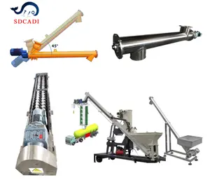 Professional Manufacturer u type cassava valves spiral auger sand feed screw conveyor