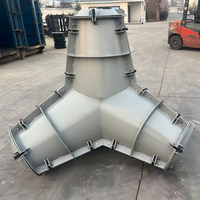 Moule en acier pour tétrapodes en béton sur mesure, coffrage préfabriqué pour blocs tétrapodes pour projet de protection des murs de soutènement contre les vagues