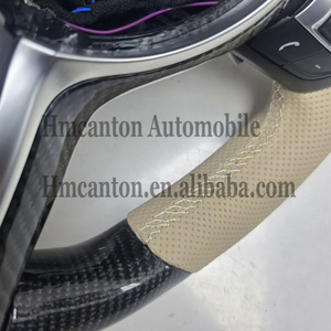 พวงมาลัยคาร์บอนไฟเบอร์หุ้มหนัง ดีไซน์เฉพาะ สำหรับรถยนต์ BMW F10 F30 F90 F01 F02 F12 F13 F90 ซีรีส์ 3 4 5 - Product Image 2