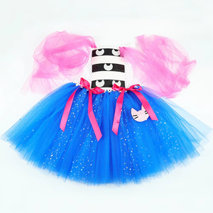 Robe de princesse en mousseline multicouche à sequins HaoLan de haute qualité pour filles, costume de cosplay <span class=keywords><strong>Gabby</strong></span> Doll pour la Journée des enfants - Product Image 4