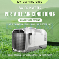 AC Mini 4500BTU/5100BTU Sistem Pendingin Udara Portabel untuk Tenda, Rumah, Berkemah, Aktivitas Luar Ruangan