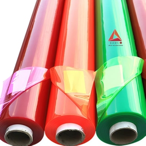 JINSHI Film transparent de chlorure de polyvinyle coloré, tissu d'éthylène, sacs à main en plastique, sacs à cosmétiques, cadeaux artisanaux - Product Image 2