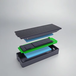 Boîtier en aluminium SSD NVMe M.2 haute vitesse 40GBps avec stockage de <span class=keywords><strong>disque</strong></span> <span class=keywords><strong>dur</strong></span> <span class=keywords><strong>externe</strong></span> d'interface USB - Product Image 2