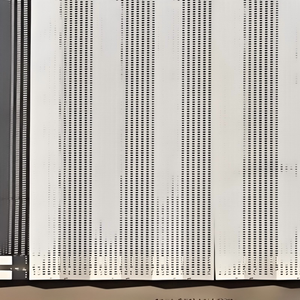 Panneau mural minimaliste en alliage d'aluminium, revêtement en poudre, imperméable, pour revêtement extérieur de bâtiment - Product Image 5