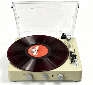 Tourne-disque <span class=keywords><strong>vinyle</strong></span> moderne à succès avec haut-parleurs intégrés, 3 vitesses, son haute fidélité, idéal pour un cadeau d'anniversaire - Product Image 1
