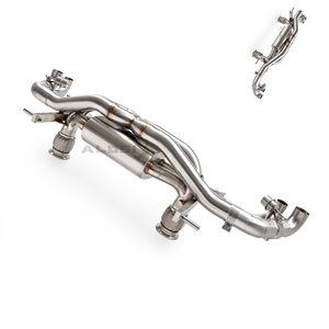 ระบบท่อไอเสียแบบ Catback วาล์วสุญญากาศประสิทธิภาพสูง สำหรับ <span class=keywords><strong>Audi</strong></span> <span class=keywords><strong>R8</strong></span> V8 BYH 4.2L V8 ปี 2006-2015 วัสดุ SS304 เสียงแบบสปอร์ต V8 - Product Image 3