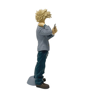 19CM <span class=keywords><strong>Boku</strong></span> <span class=keywords><strong>No</strong></span> <span class=keywords><strong>Hero</strong></span> <span class=keywords><strong>Academia</strong></span> School Uniform Ver, Figurine de dessin animé Bakugou Katsuki, statue manga, figurine PVC, jouet anime, cadeau - Product Image 4