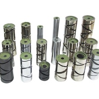 Tambour rainuré en bakélite de 280 mm pour machine à enrouler le textile, état neuf et d'occasion
