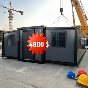 <span class=keywords><strong>Casa</strong></span> Container Espandibile in Acciaio Prefabbricata Modulare Diretta dalla Fabbrica, Villa Portatile in Container Nero da 20 Piedi - Product Image 1