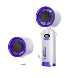 Foldable <b>Mini</b> Handheld 100-Speed Stepless Adjustable Portable Rechargeable <b>Fan</b> for Commute & Daily Use - Product Image 1