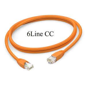 สายแพทช์อีเธอร์เน็ต HD 6 เส้น ยุโรป โปแลนด์ สโลวาเกีย สายเคเบิล CAT5E CAT6 สำหรับทีวี เดสก์ท็อป เราเตอร์ - Product Image 1