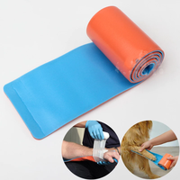 Attelle universelle en aluminium de qualité supérieure pour premiers secours, attelle médicale d'urgence enroulable pour poignet, main, jambe, pied, coude, fracture