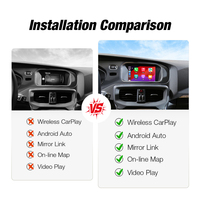 Module sans fil Apple CarPlay Android Auto pour Volvo XC60, boîtier AI pour voiture, Plug&Play, boîtier CarPlay MMI, Mirror Link