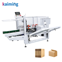 DKXM-500 Ouvre-boîte à double servo entièrement automatique, machine d'emballage de petits cartons, équipement de moulage et de scellage du fond de boîte
