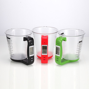 Grande capacità 600ml tazze di misurazione della temperatura con Display LCD da cucina bilancia digitale becher strumento di misura <span class=keywords><strong>elettronico</strong></span> - Product Image 1