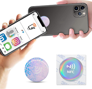Tùy chỉnh không thấm nước RFID NFC sticker NFC xã hội phương tiện truyền thông Tag NFC Epoxy tag - Product Image 1