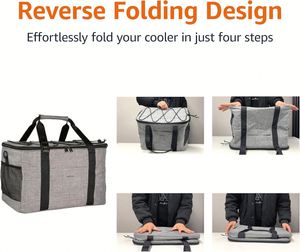 Bolsa Térmica/Isotérmica/Plegable de Alta Resistencia, Hecha a Medida, la Más Vendida, para Mantener Frío los Alimentos, Ideal para Entrega de Comida - Product Image 4