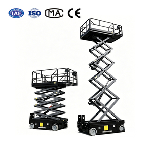 Plataforma Elevadora de Tijera Hidráulica Eléctrica Autopropulsada Ali de 20, 30 y 40 pies con Certificación CE MRT-SS10, Capacidad de 1000 kg, de Aluminio - Product Image 2