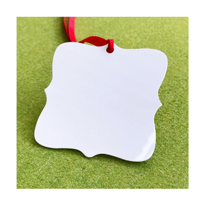 Nuovo Tipo 2026 di Ornamenti Natalizi in <span class=keywords><strong>Metallo</strong></span> con Stampa a Sublimazione su Due Lati, Forme Rotonde, a Cuore, Fiocco di Neve, Praga, Berlino - Product Image 6