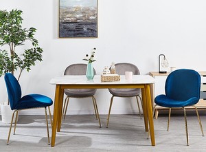 Estilo moderno <span class=keywords><strong>de</strong></span> muebles para el hogar barato <span class=keywords><strong>de</strong></span> silla <span class=keywords><strong>de</strong></span> comedor con patas <span class=keywords><strong>de</strong></span> metal - Product Image 6