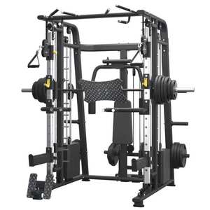 TOPTONS équipement de Fitness complet commercial entraîneur multifonctionnel équipement de gymnastique de <span class=keywords><strong>musculation</strong></span> Smith Machine Squat Rack - Product Image 1