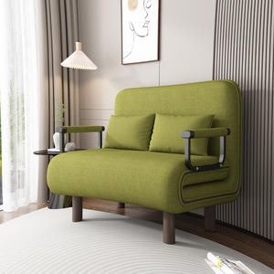 <span class=keywords><strong>Canapé</strong></span>-<span class=keywords><strong>lit</strong></span> pliable en tissu avec fonctions coulissantes et extensibles pour balcon, salon et petit appartement - Product Image 3