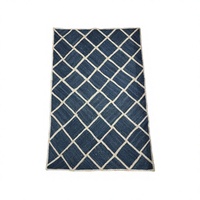 Tapis moderne en jute à poils plats, tissé à la main, écologique, pour la maison, le salon