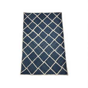 Modern <b>Flat</b> Pile Jute <b>Rug</b> <b>Woven</b> Handmade Eco Friendly Area Carpet for Home Living Room - Product Image 2