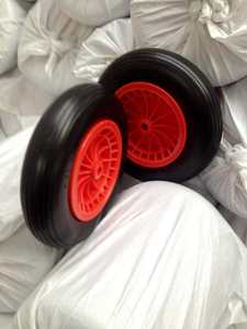 Roues en polyuréthane Maxtop pas chères de 14 pouces, roues en mousse PU 350-8 pour <span class=keywords><strong>brouette</strong></span>/remorque de jardin/chariot à main, 3.50-8 pour la manutention des matériaux - Product Image 3