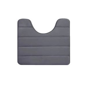 Tapis de salle de bain de luxe en forme de U, en polaire corail, antidérapant, doux, super absorbant, séchage rapide, lavable, pour la maison et l'hôtel - Product Image 2