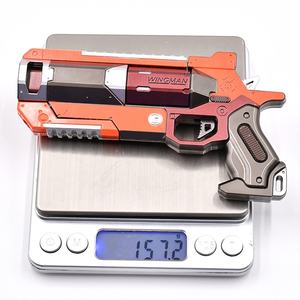 Haute qualité Apexs Legends Wingman Gun porte-clés en alliage de métal modèle de <span class=keywords><strong>jeu</strong></span> vidéo inspiré jouet Orange et bleu - Product Image 6