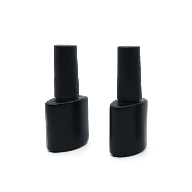 Offre Spéciale bouteilles de vernis à ongles en verre transparent avec brosse. Bouteille carrée de 3ml, 5ml, 10ml, 15ml, 20ml