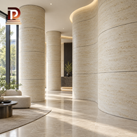 Panneaux muraux en pierre de travertin flexibles pour intérieur moderne, écologiques, pliables, revêtement mural MCM pour façade de villa