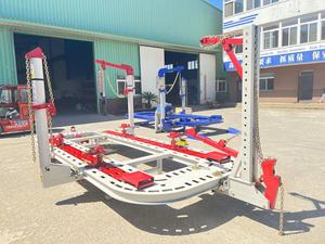 <span class=keywords><strong>Prix</strong></span> d'usine HOT Machine de réparation de châssis de collision de <span class=keywords><strong>carrosserie</strong></span> à trois tours Réparation de voiture Redresser Calibrateur de poutre de banc - Product Image 2
