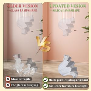 Lámpara de pie con forma de flor, 3 luces, con altura ajustable, iluminación LED para dormitorio, sala de estar, lectura en esquina - Product Image 5