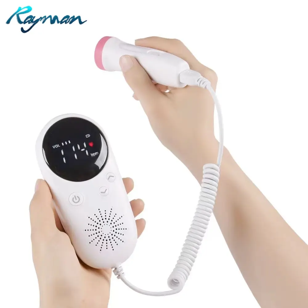 Home Care Pregnant Doppler Baby Heart Rate Monitor Pocket Ultrasound Machine Fetal Doppler