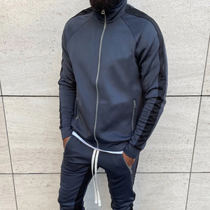 <span class=keywords><strong>Costume</strong></span> <span class=keywords><strong>tendance</strong></span> pour <span class=keywords><strong>homme</strong></span> printemps-automne, décontracté, patchwork, <span class=keywords><strong>couleur</strong></span> contrastée, col montant, pull et pantalon, ensemble deux pièces - Product Image 5