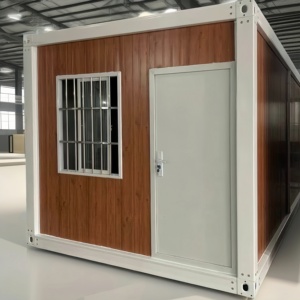 Maison de conteneur en acier moderne de luxe - Bureau modulaire préfabriqué avec dimensions personnalisables et prix raisonnable - Product Image 3