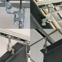 Collier de fixation BC3 pour système d'incendie, collier galvanisé robuste, collier de fixation sismique pour l'installation de supports de tuyaux