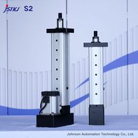 Cilindro Eléctrico Servo JST S2 XinJe, Capacidad de Carga de 128 kg, Velocidad Ajustable, Motor de 750 W y 3000 rpm, Carrera de 400 mm, Tornillo de 10 mm, IP65